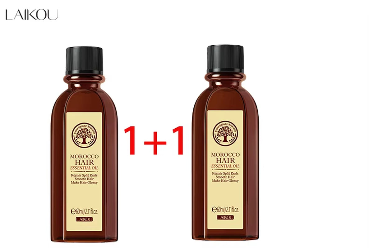 Moroccan Argan Oil Hair Essence - Moisturizing and Nourishing Treatment for Dry, Damaged Hair (60ml)